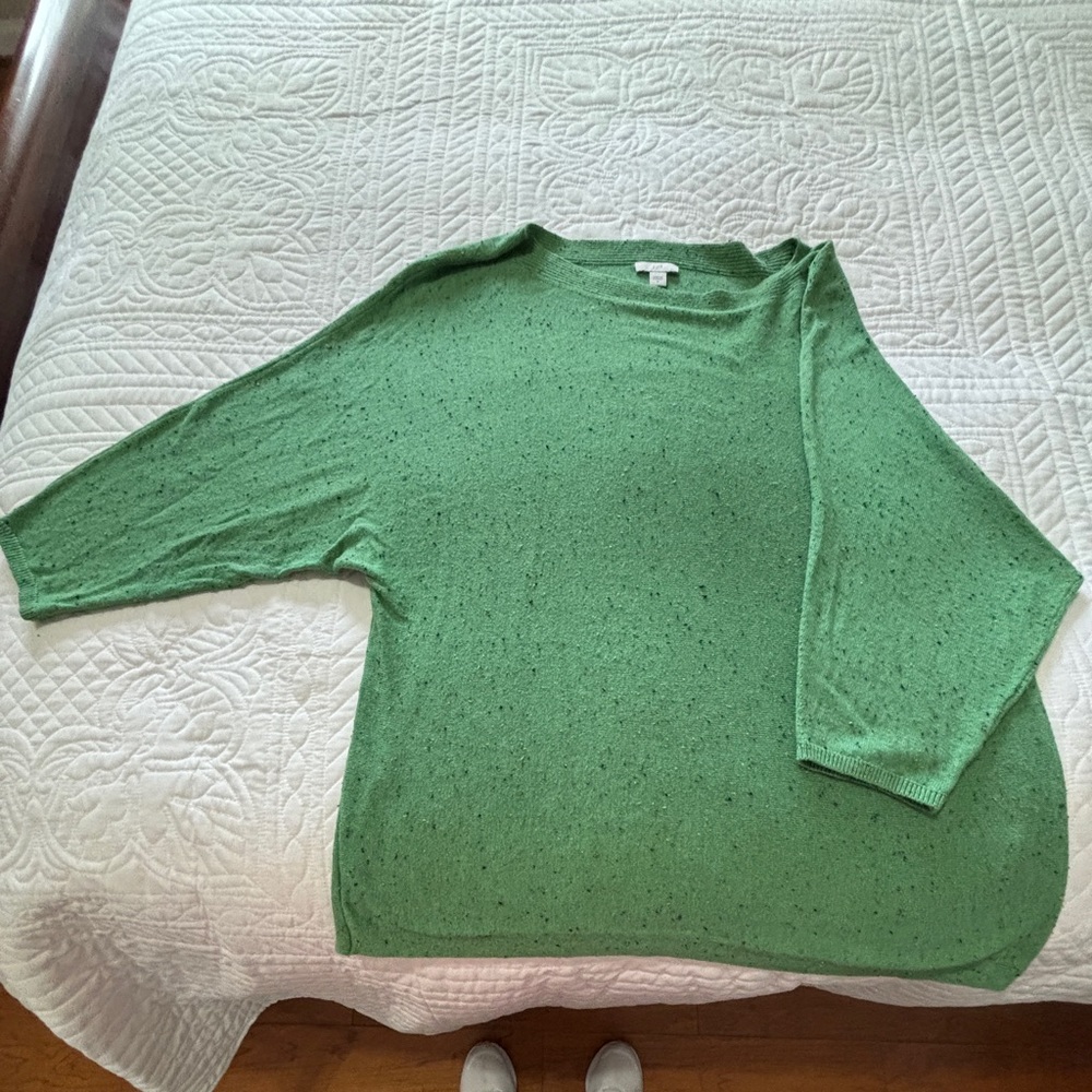 J. Jill Speckled Green Women's Sweater
